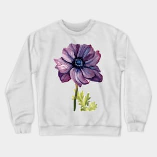 Purple Anemone Crewneck Sweatshirt